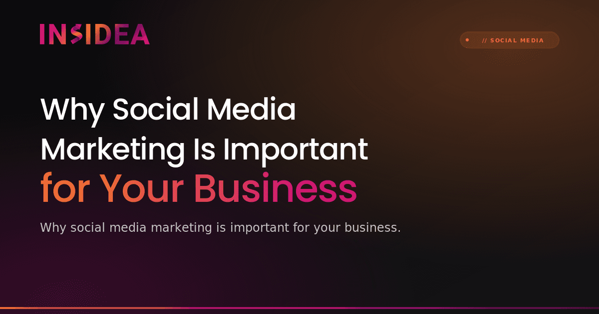 Why Social Media Marketing Is Important for Your Business