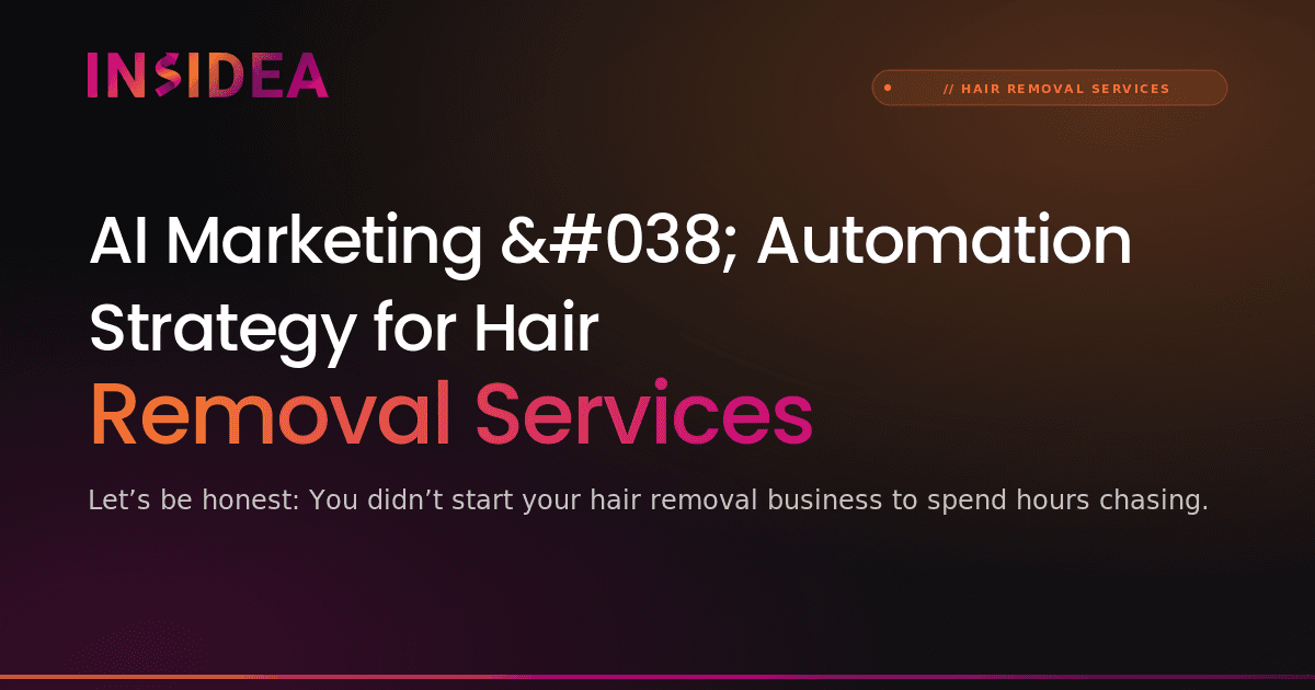 AI Marketing & Automation Strategy for Hair Removal Services