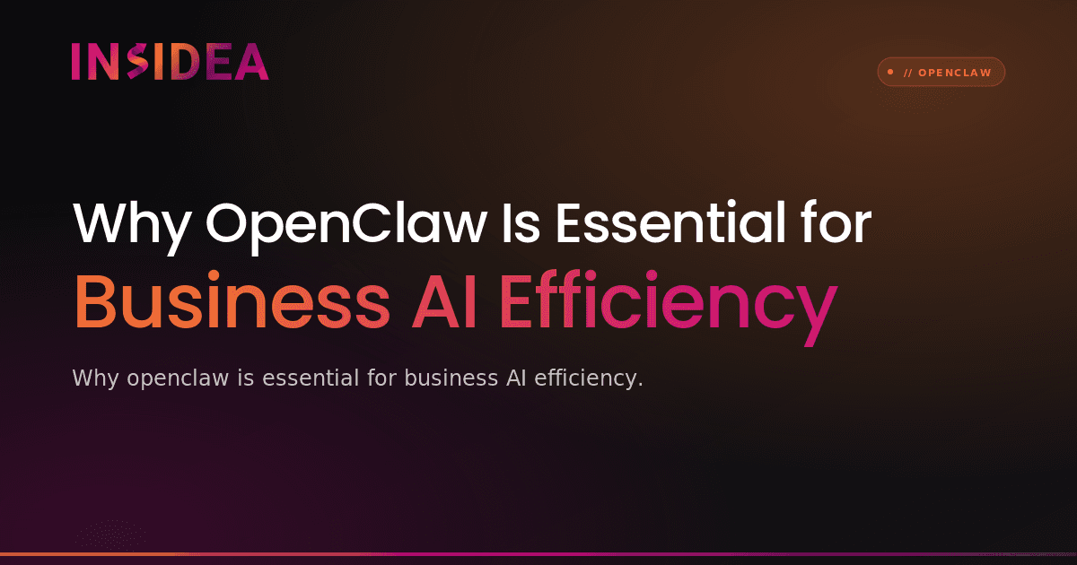 Why OpenClaw Is Essential for Business AI Efficiency