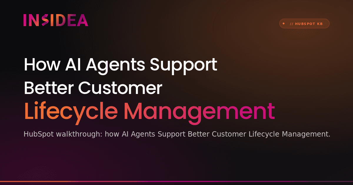How AI Agents Support Better Customer Lifecycle Management