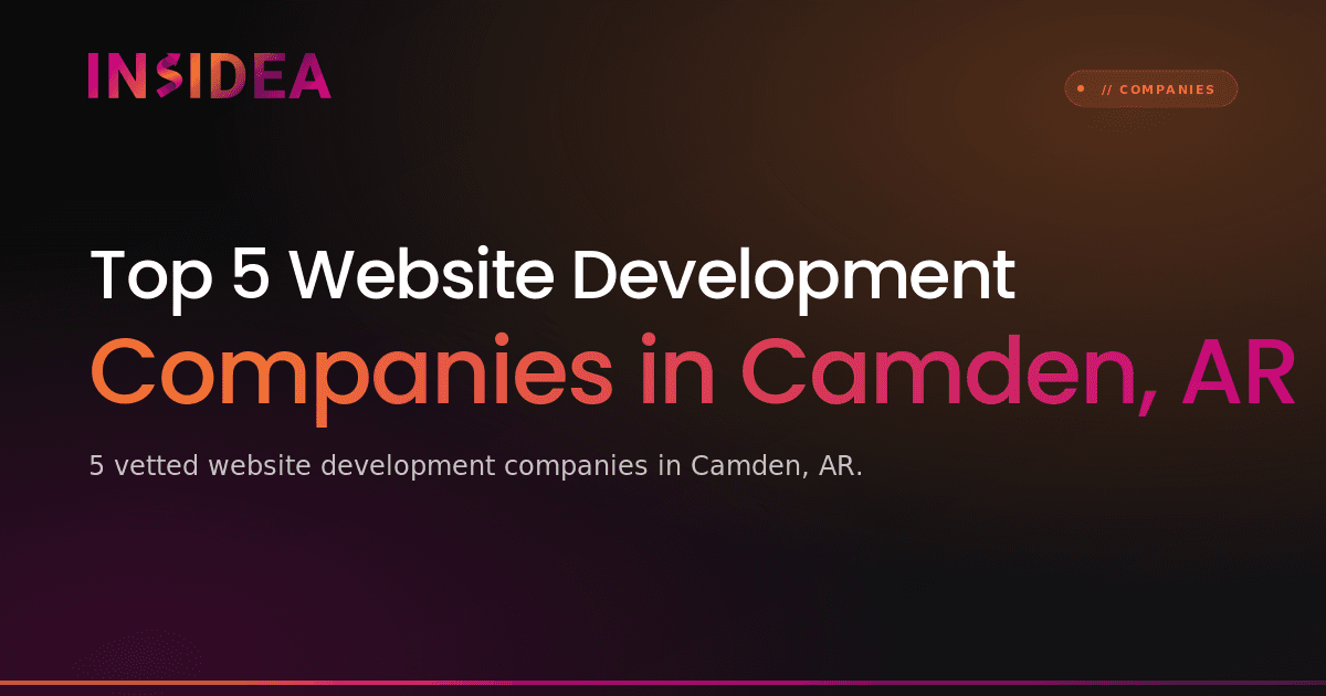 Top 5 Website Development Companies in Camden, AR