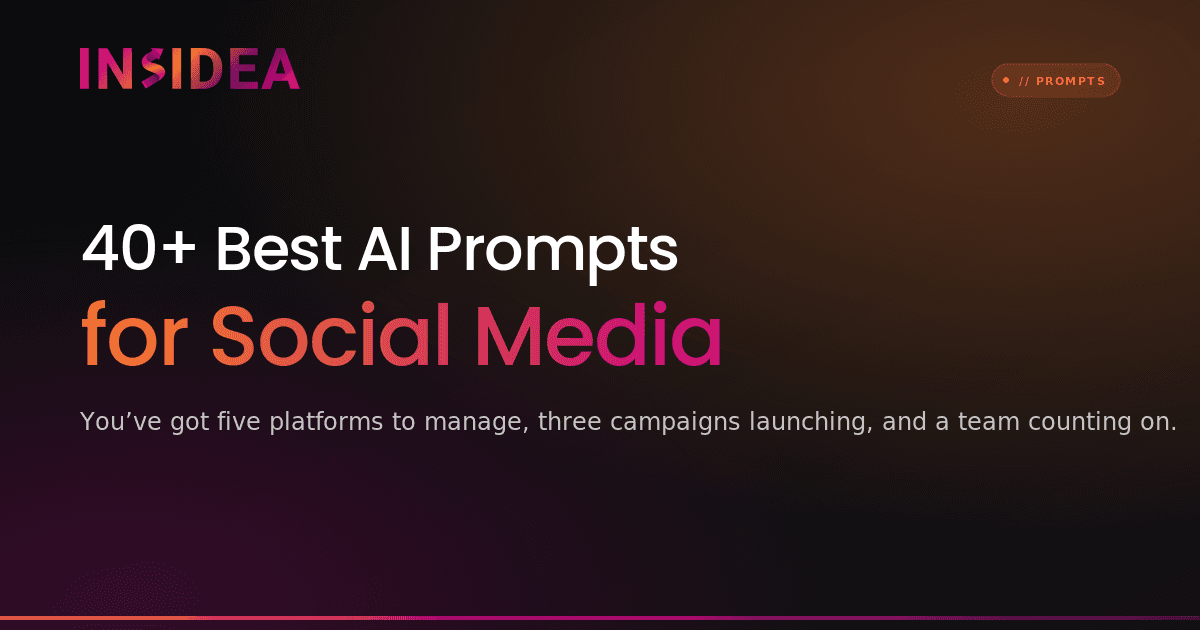 40+ Best AI Prompts for Social Media