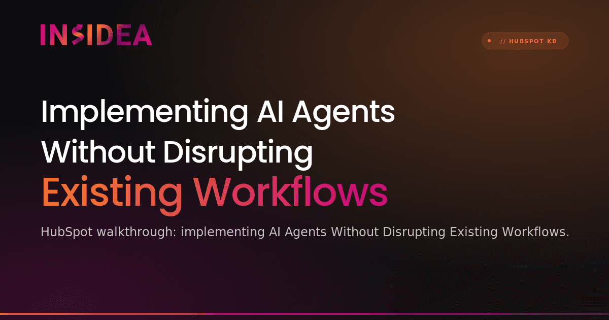 Implementing AI Agents Without Disrupting Existing Workflows
