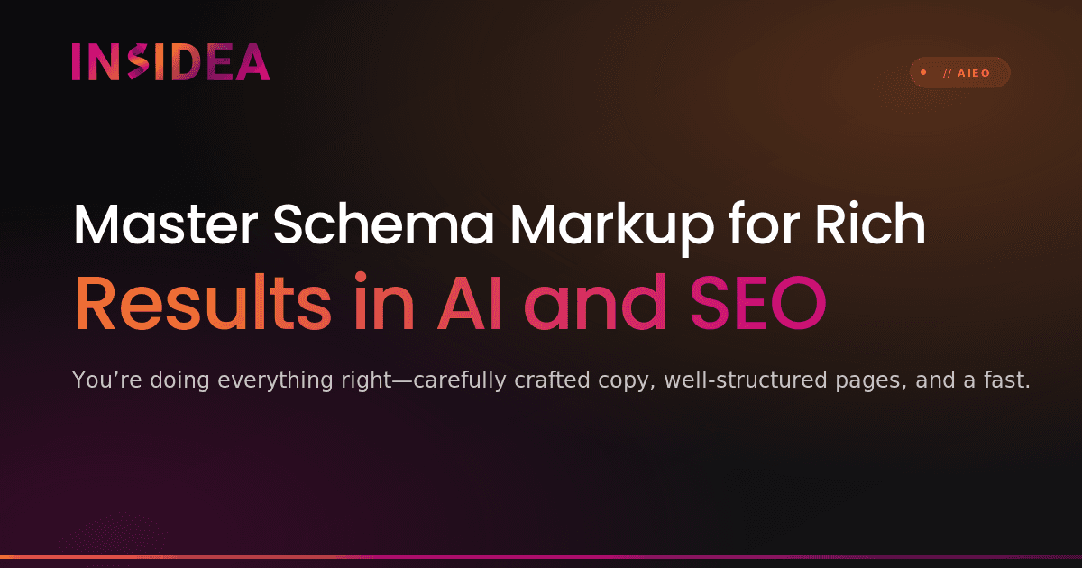 Master Schema Markup for Rich Results in AI and SEO
