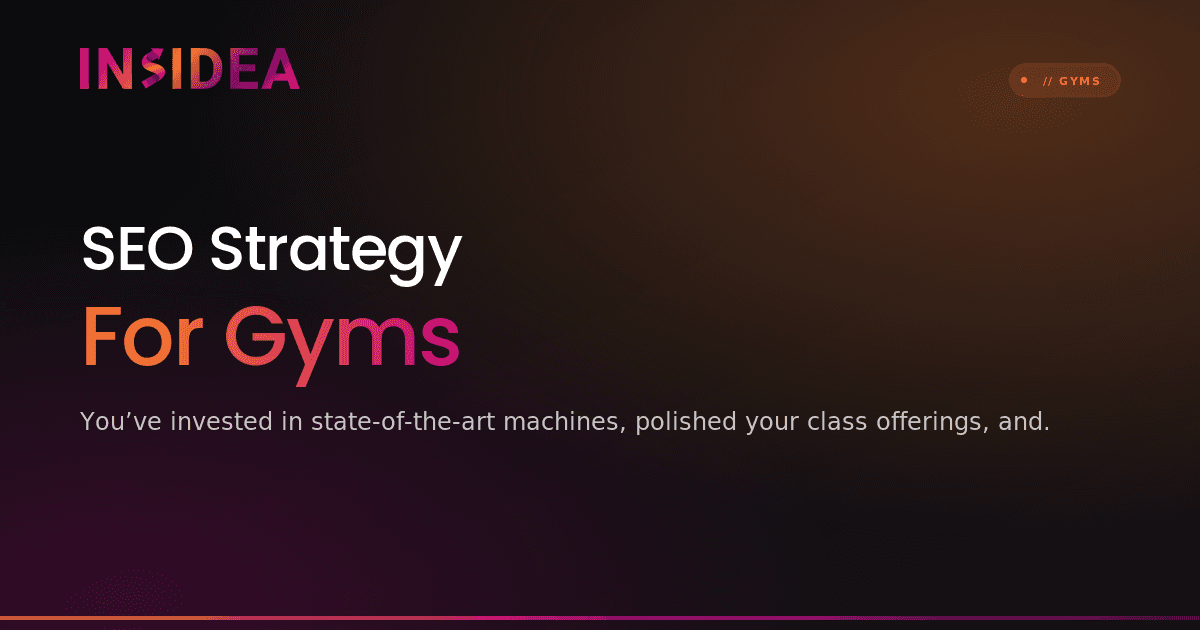 SEO Strategy For Gyms