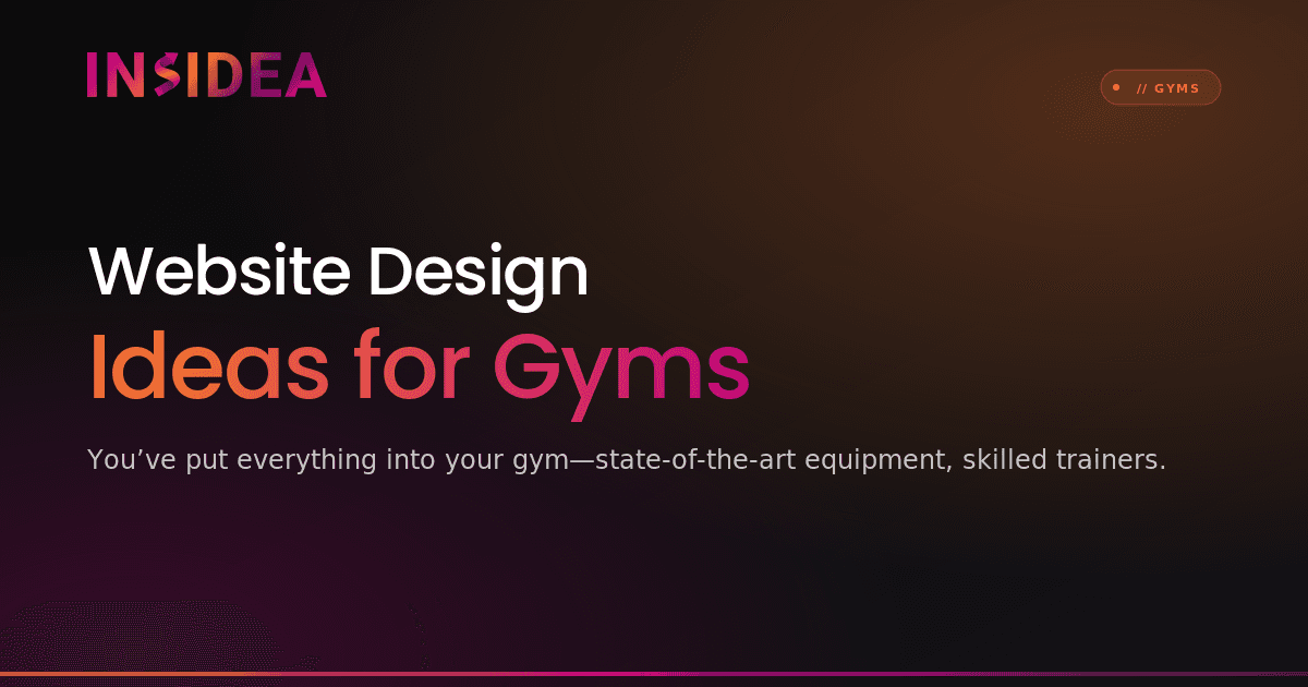 Website Design Ideas for Gyms