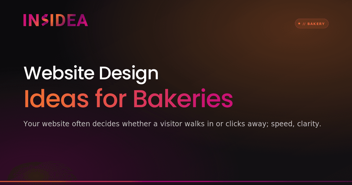 Website Design Ideas for Bakeries