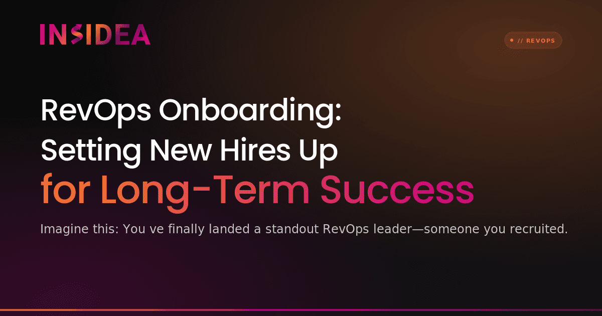 RevOps Onboarding: Setting New Hires Up for Long-Term Success