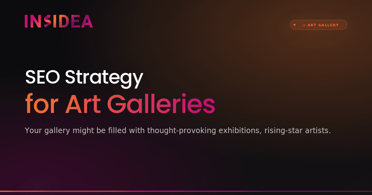 SEO Strategy for Art Galleries