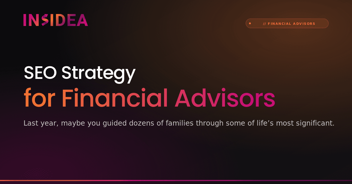 SEO Strategy for Financial Advisors