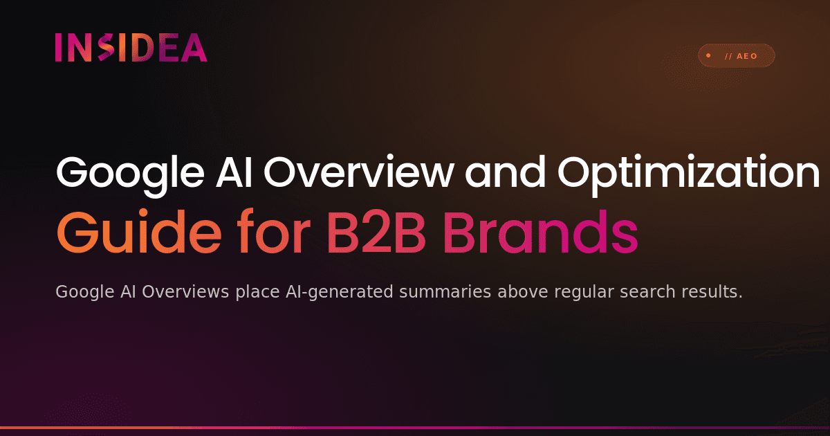 Google AI Overview and Optimization Guide for B2B Brands