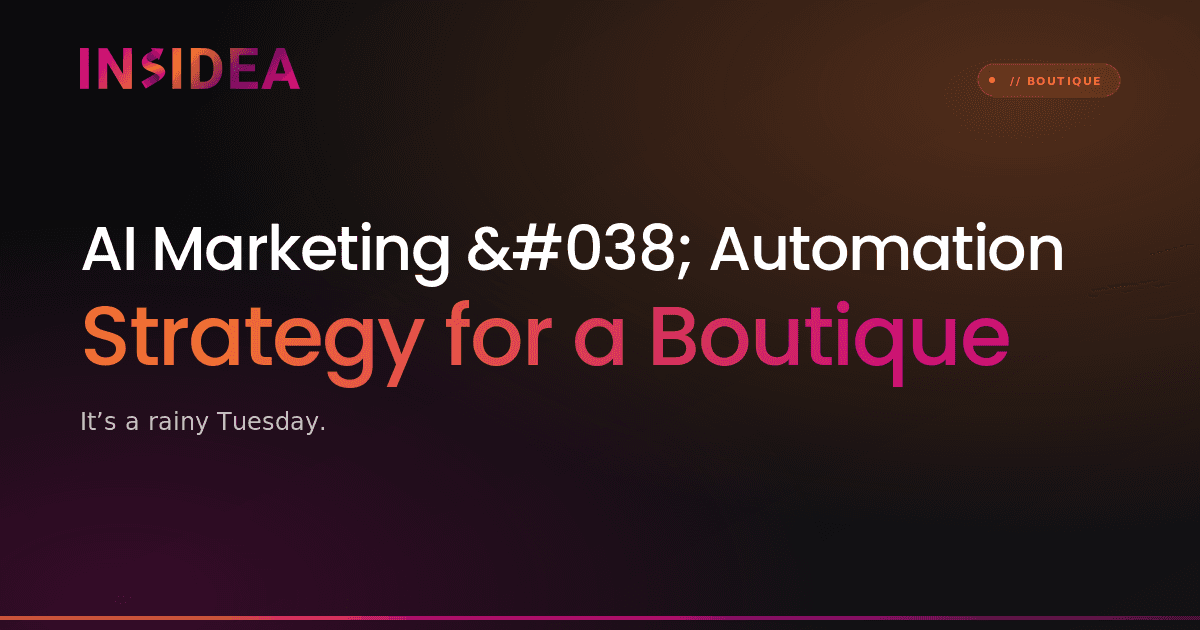 AI Marketing & Automation Strategy for a Boutique