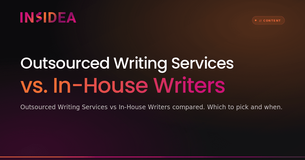 Outsourced Writing Services vs. In-House Writers