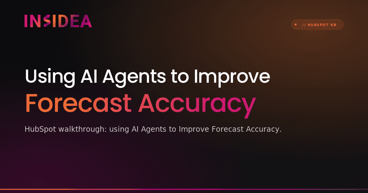 Using AI Agents to Improve Forecast Accuracy