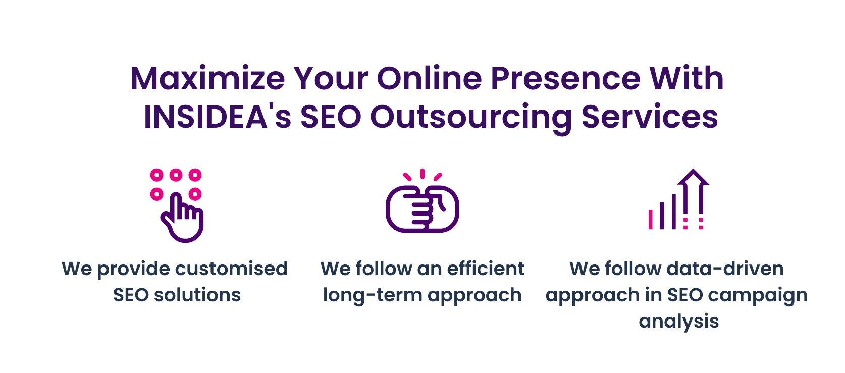 Maximize your online presence with INSIDEA'S SEO outsourcing services