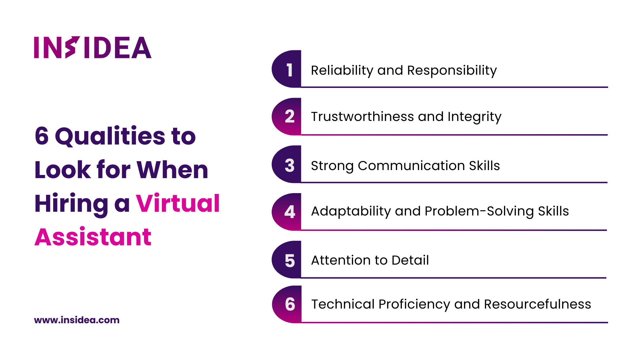 6 Qualities to Look for When Hiring a Virtual Assistant