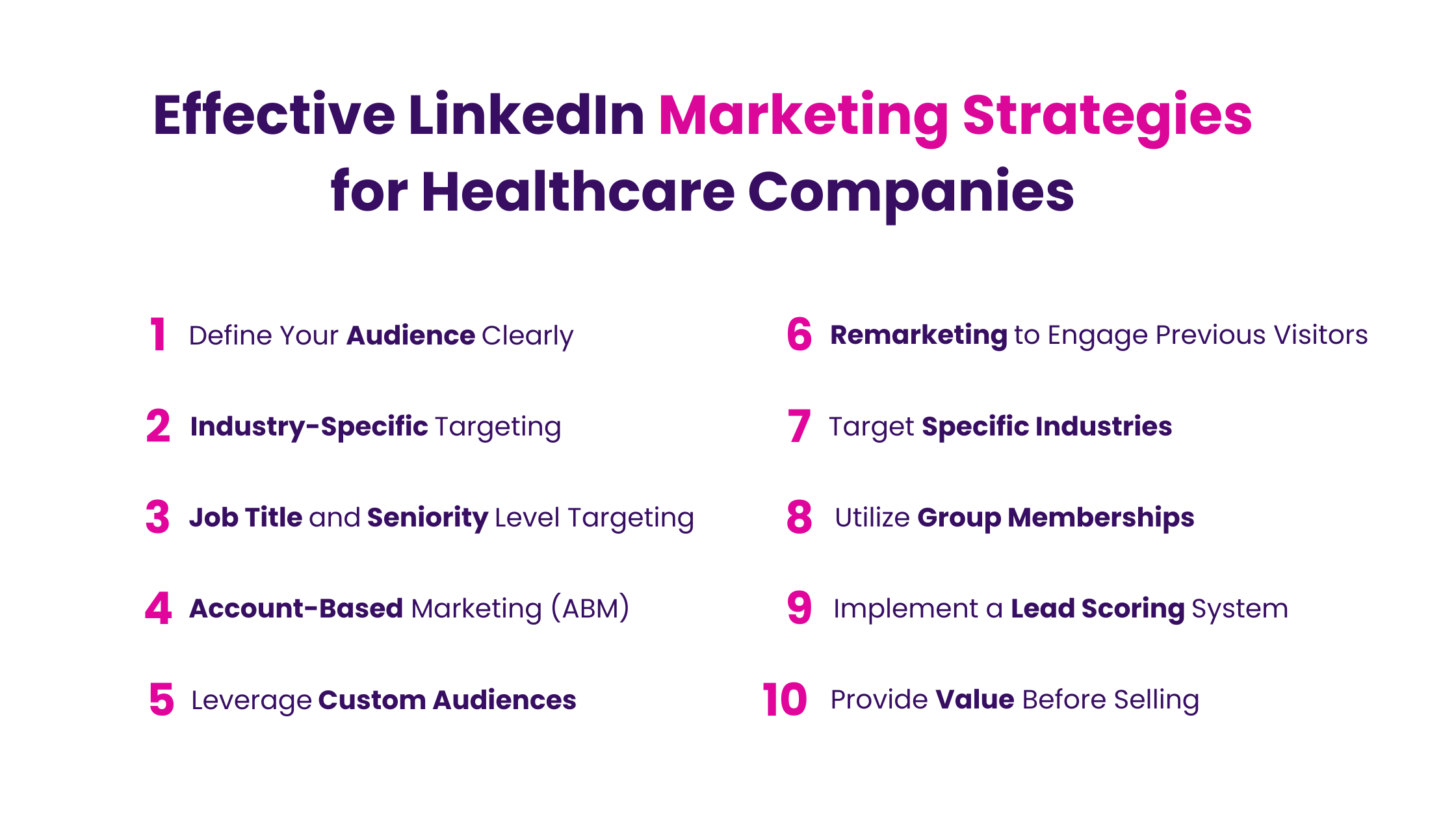 Effective LinkedIn Marketing Strategies for Healthcare Companies