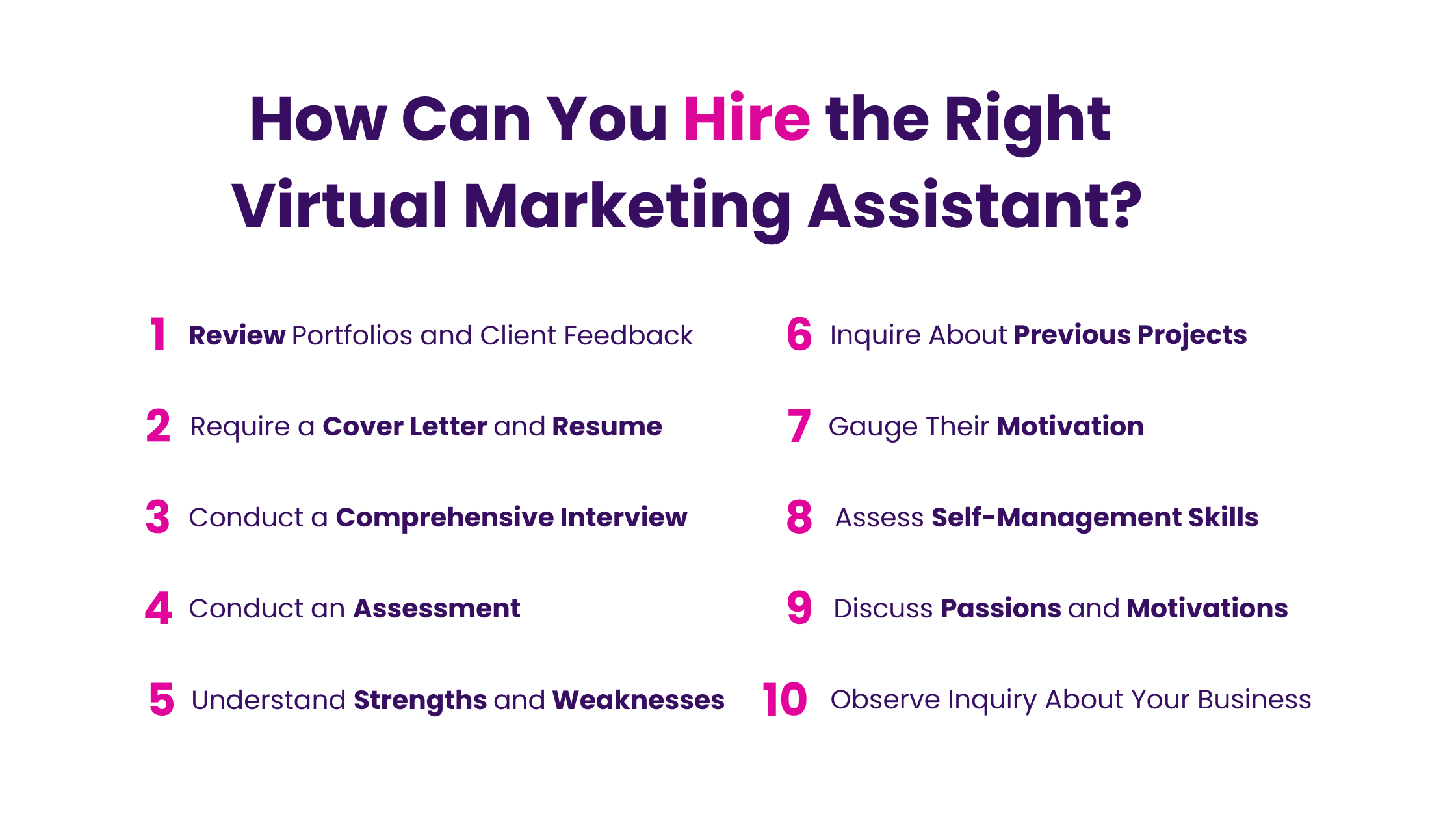 How Can You Hire the Right Virtual Marketing Assistant
