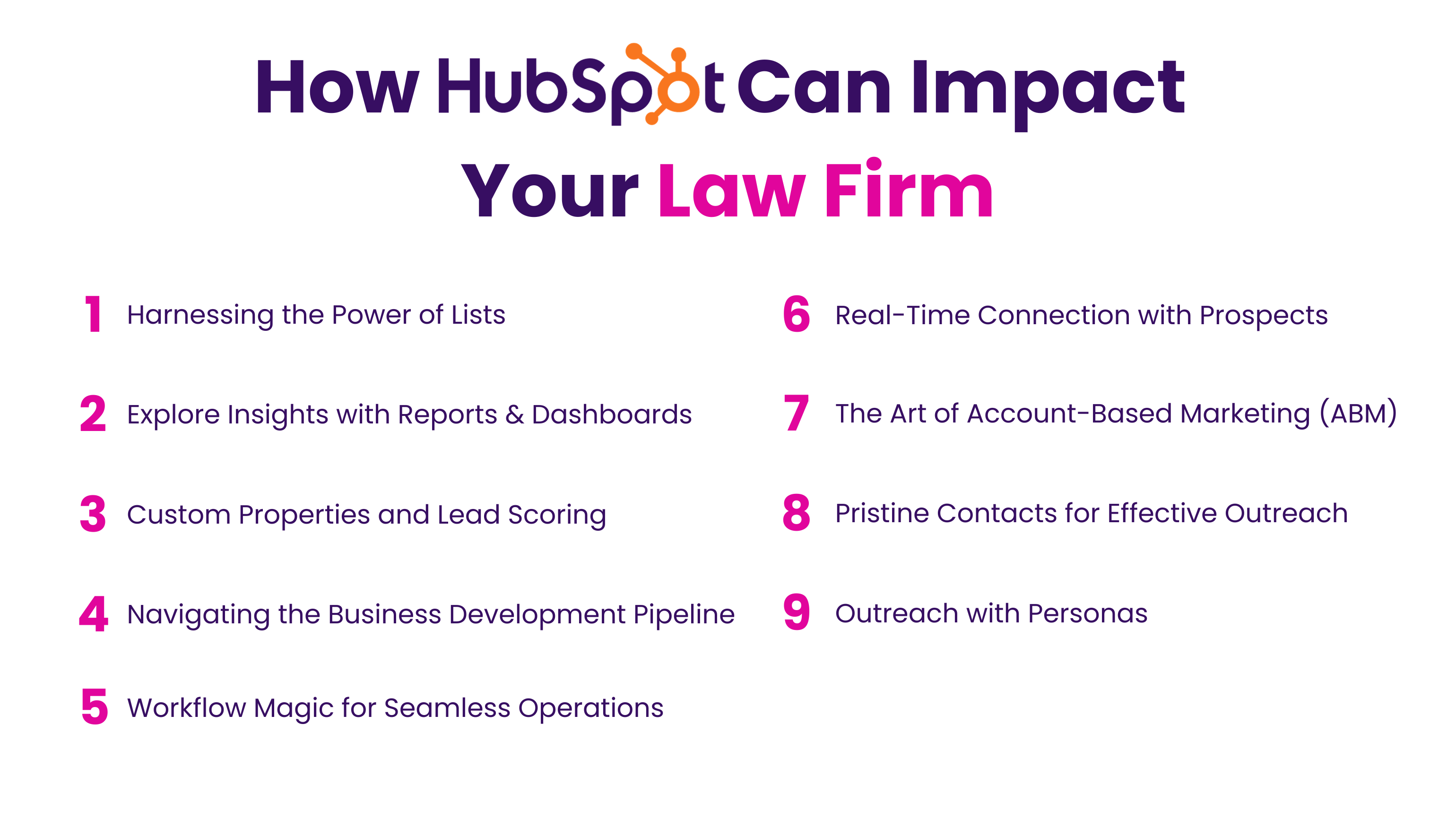 How HubSpot Can Impact Your Law Firm