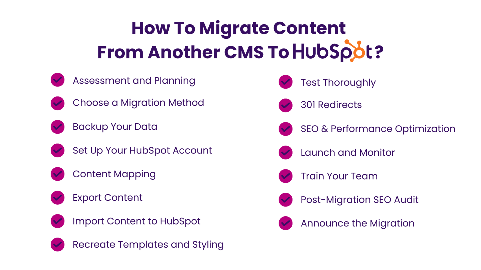 How To Migrate Content From Another CMS To HubSpot