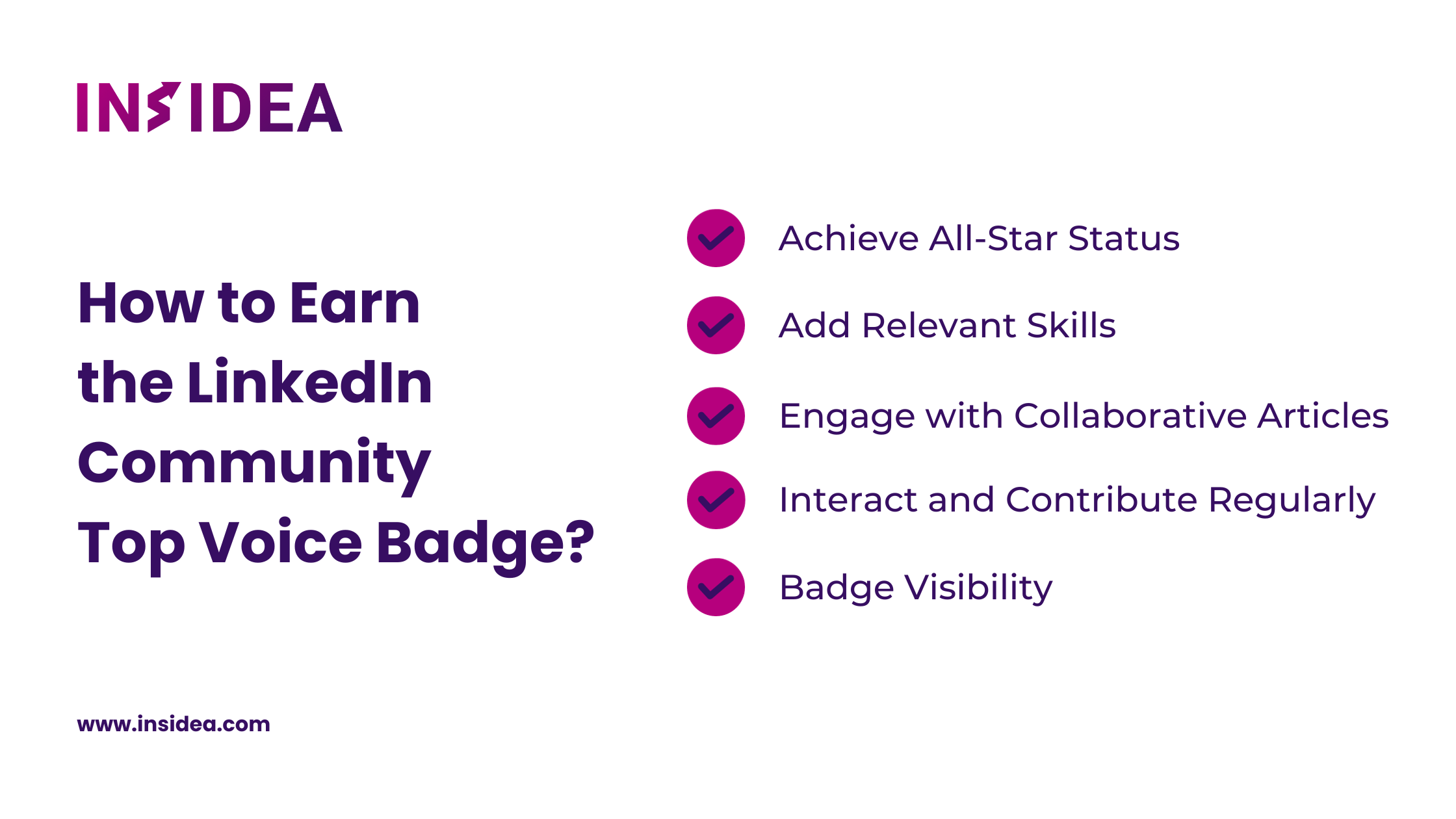 How to Earn the LinkedIn Community Top Voice Badge
