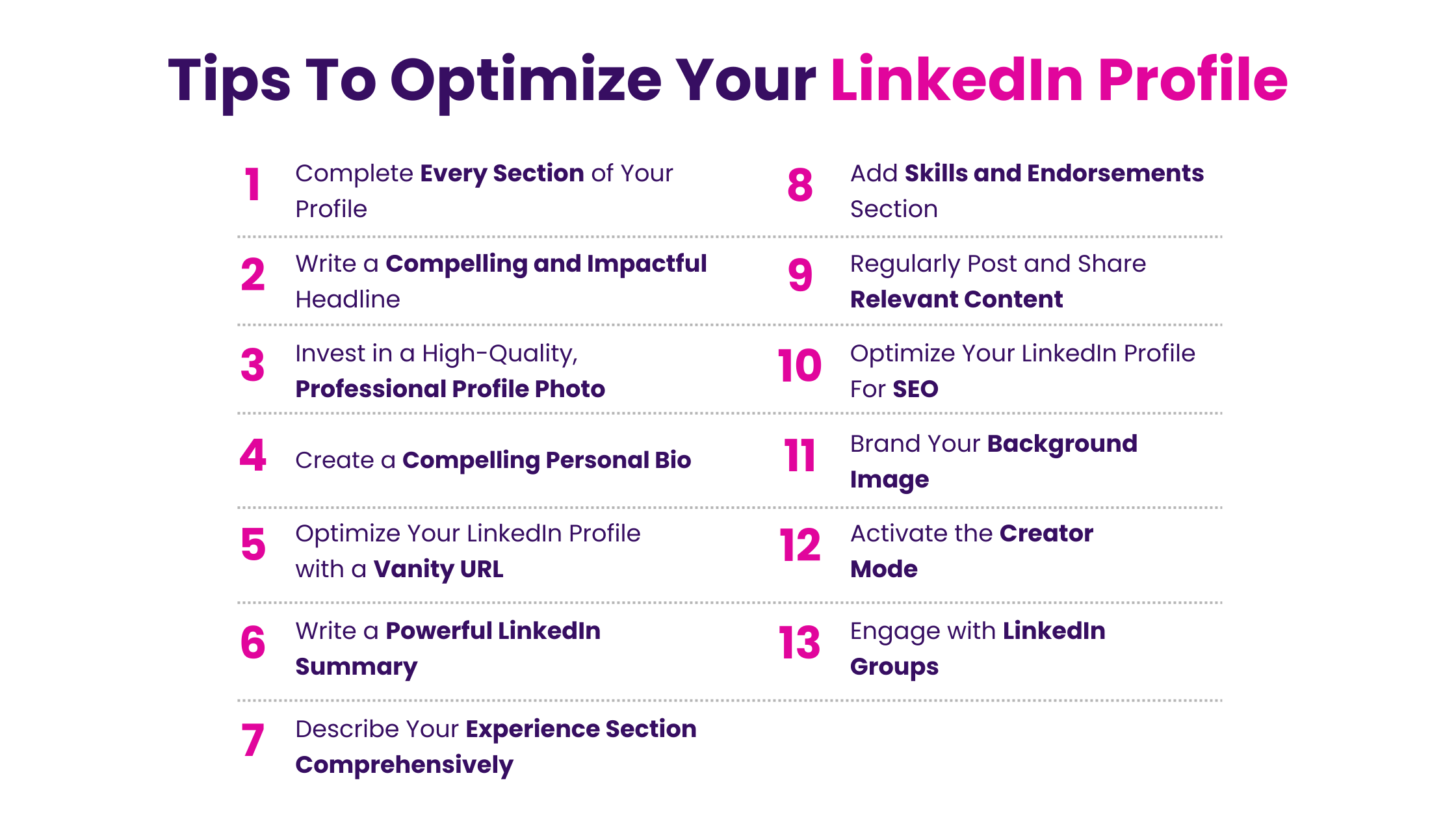Tips To Optimize Your LinkedIn Profile