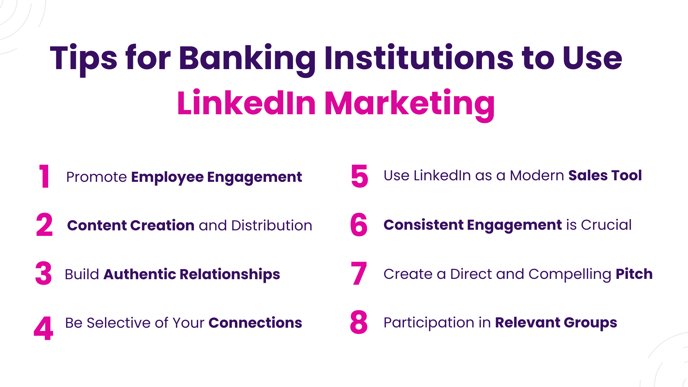 Tips for Banking Institutions to Use LinkedIn Marketing