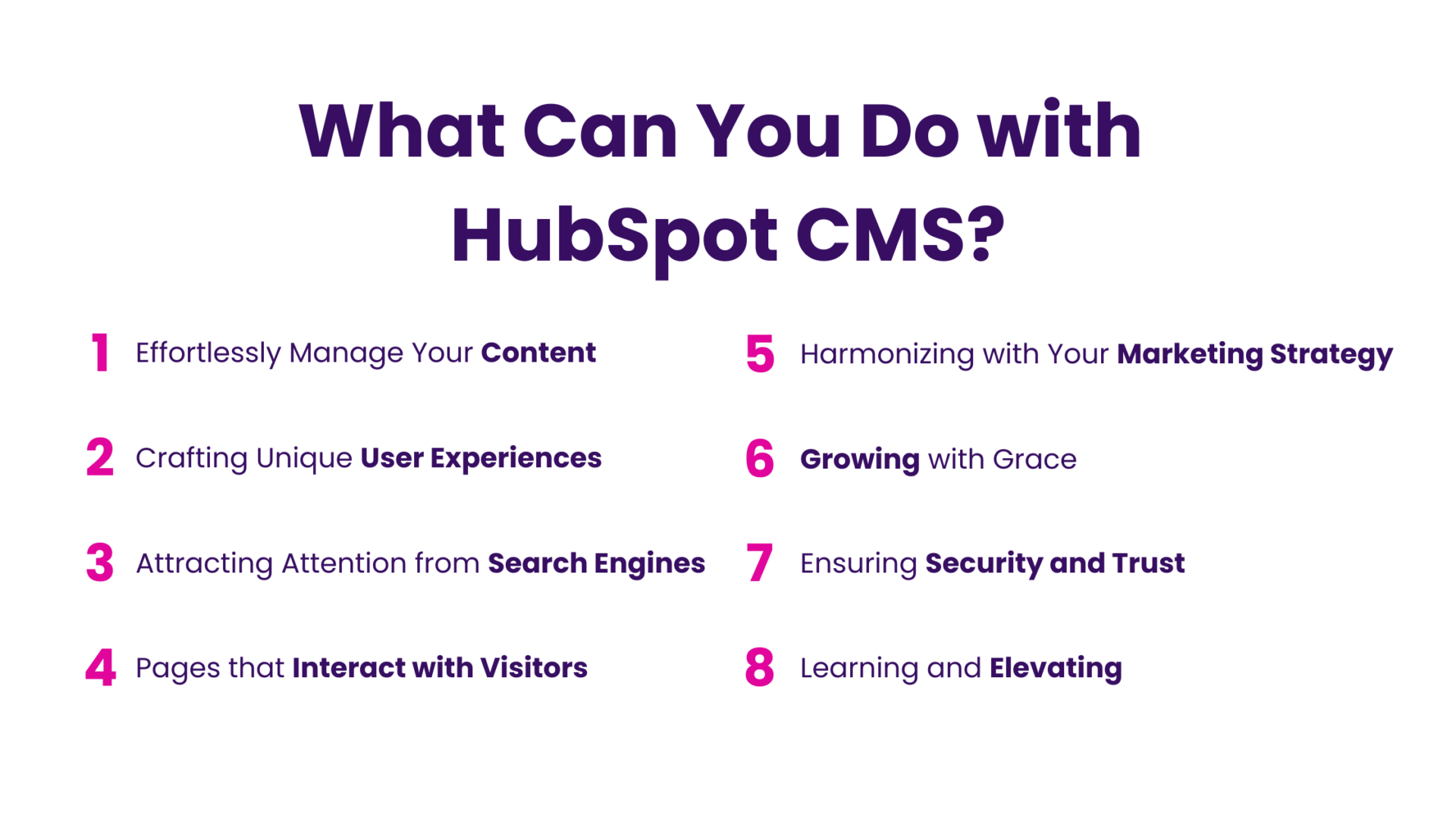 What Can You Do with HubSpot CMS