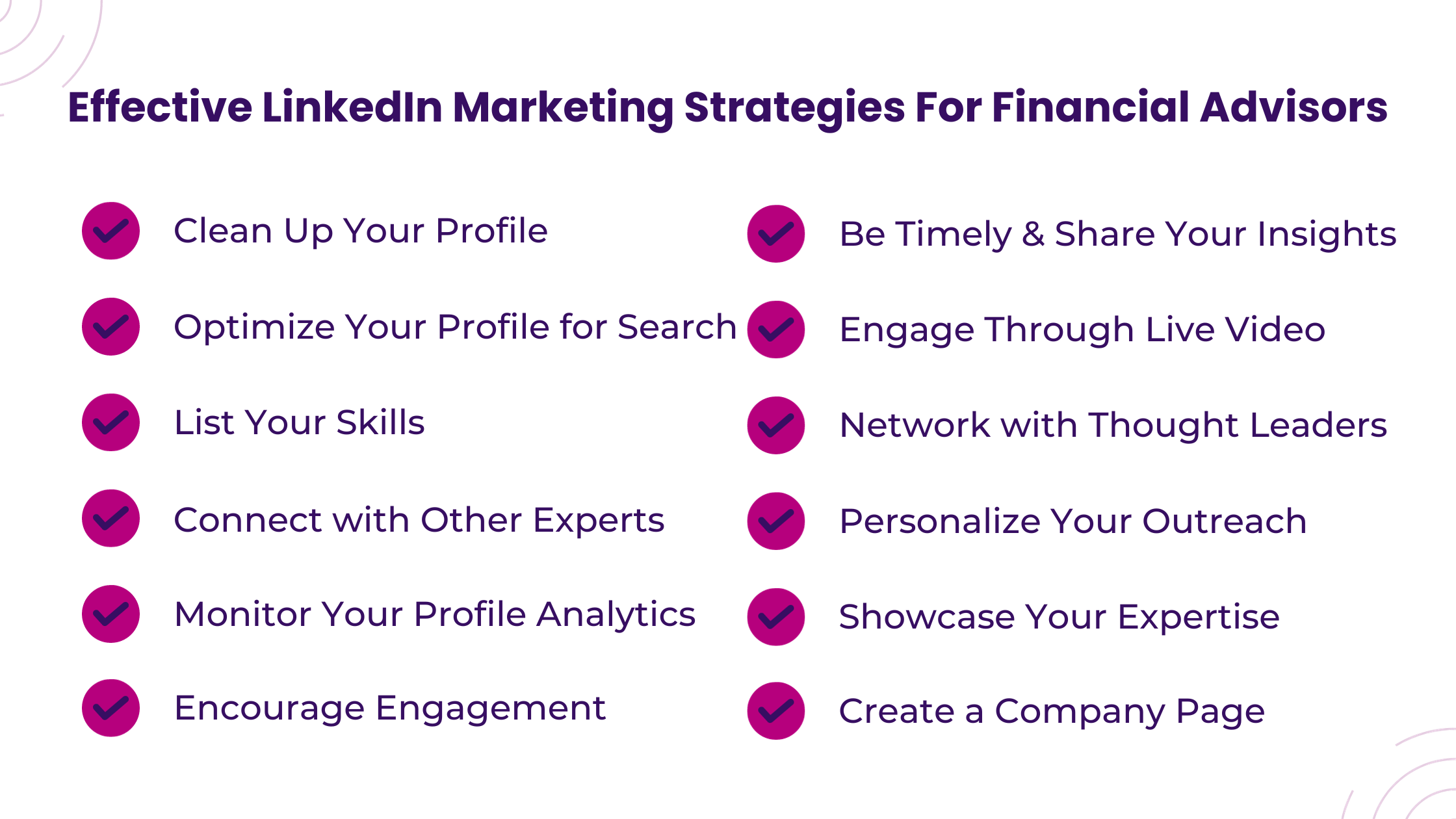 Effective LinkedIn Marketing Strategies For Financial Advisors