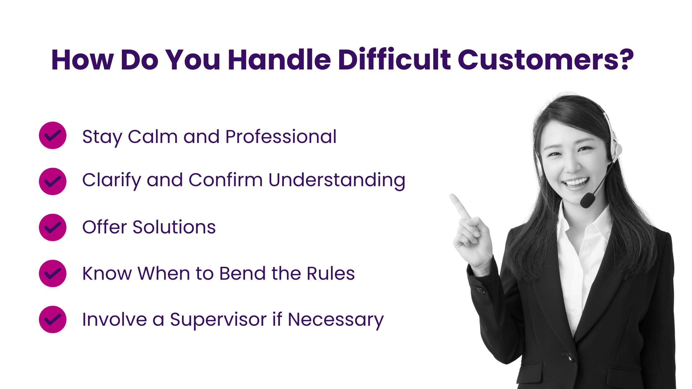 How Do You Handle Difficult Customers
