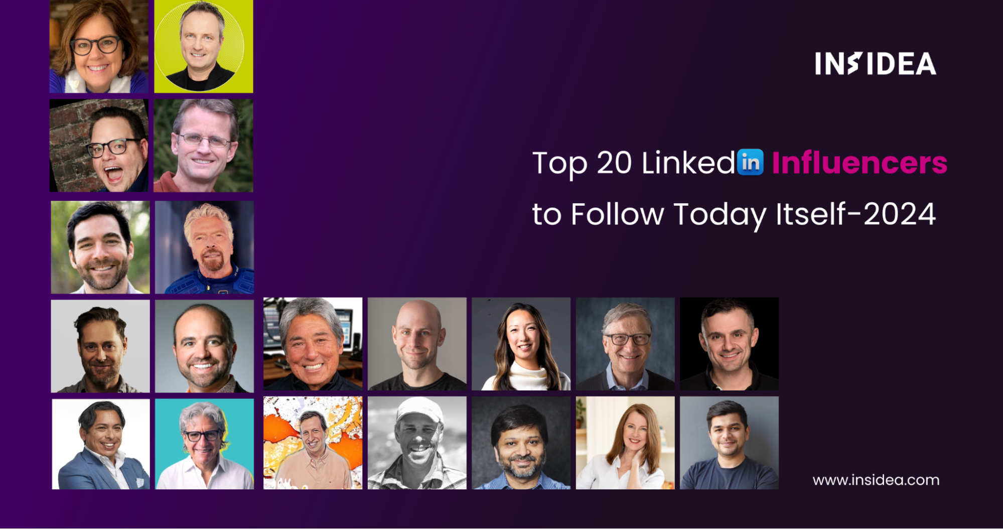 Top 20 LinkedIn Influencers to Follow Today Itself-2024