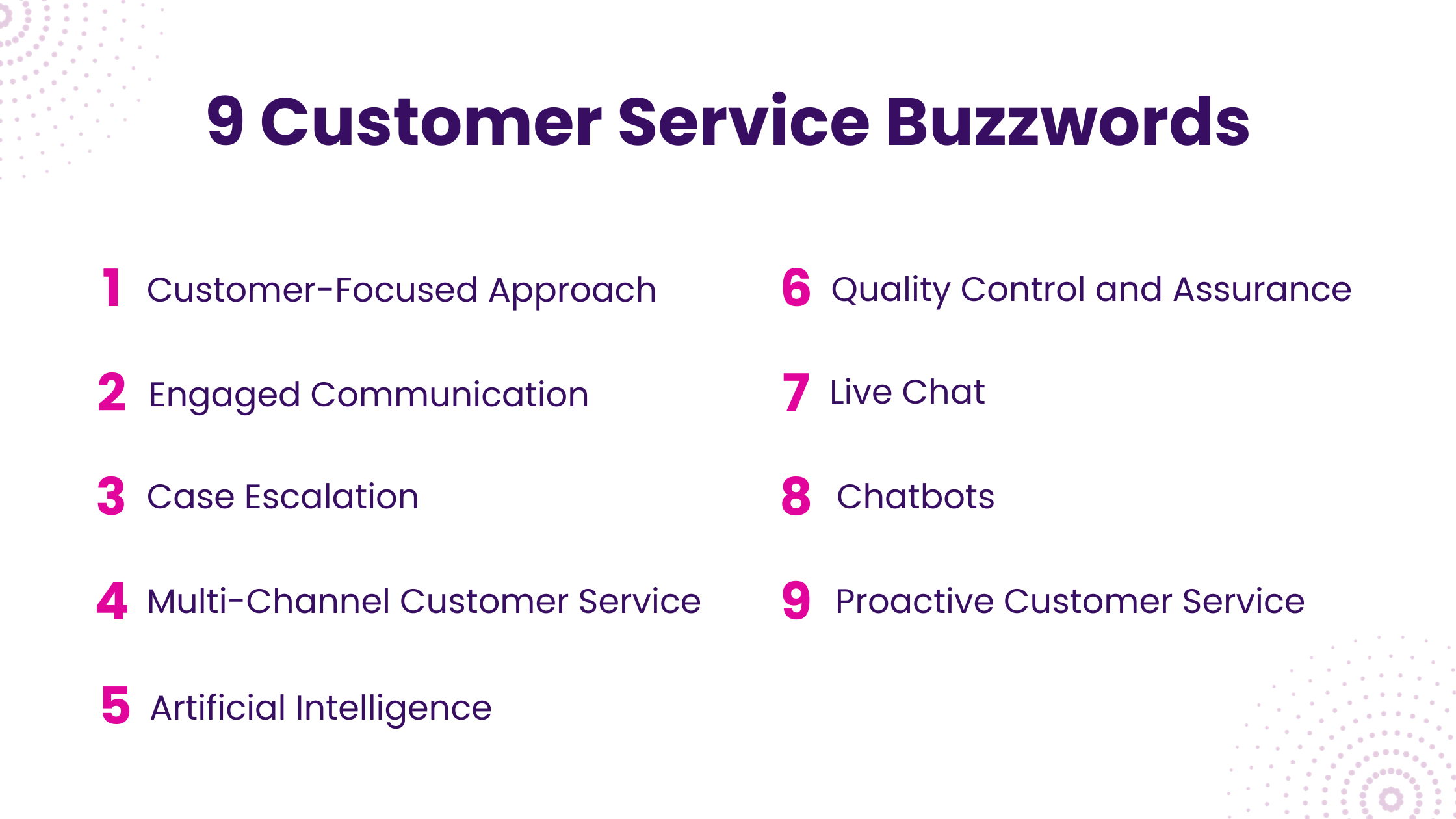 9 Customer Service Buzzwords