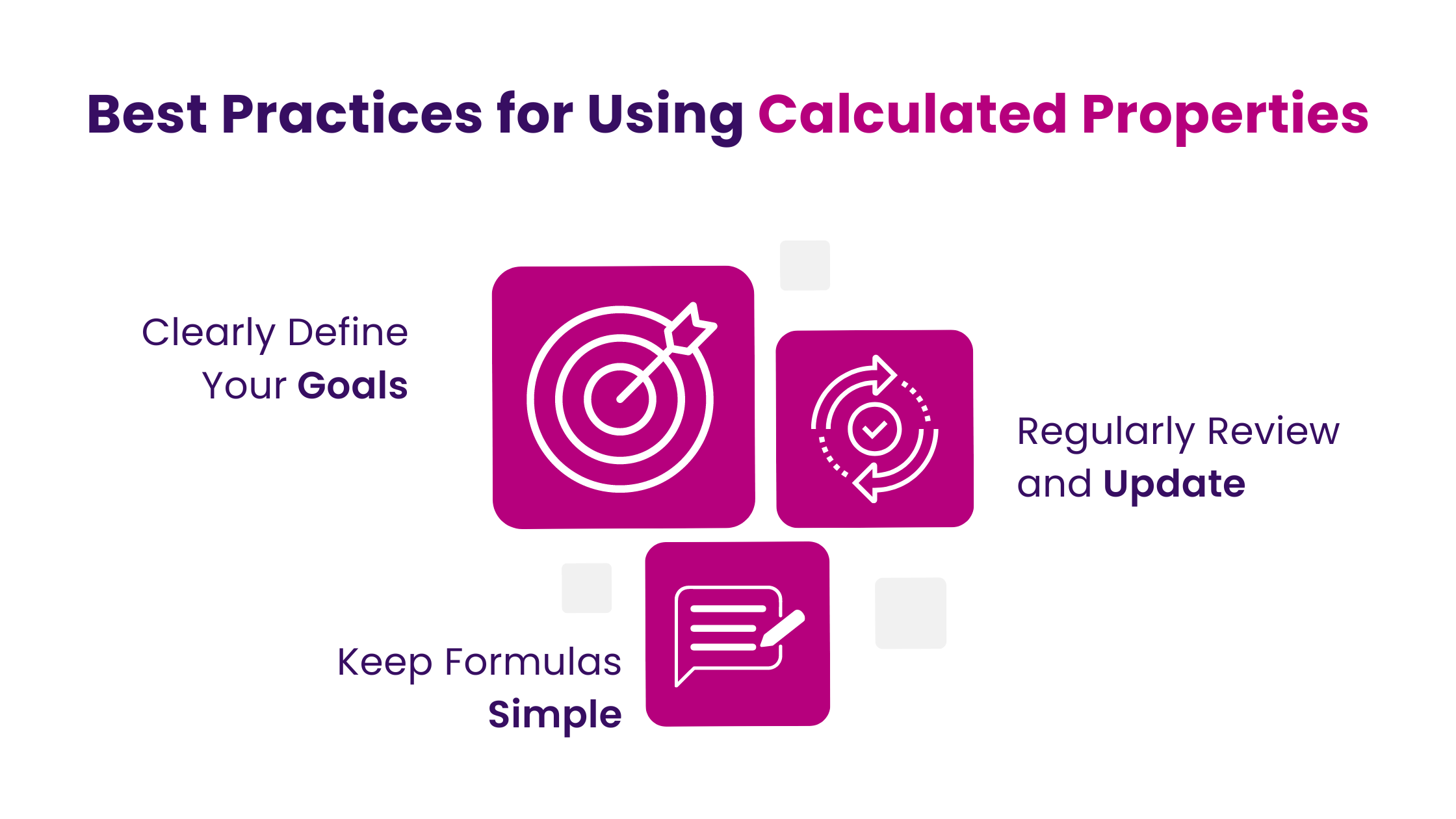 Best Practices for Using Calculated Properties