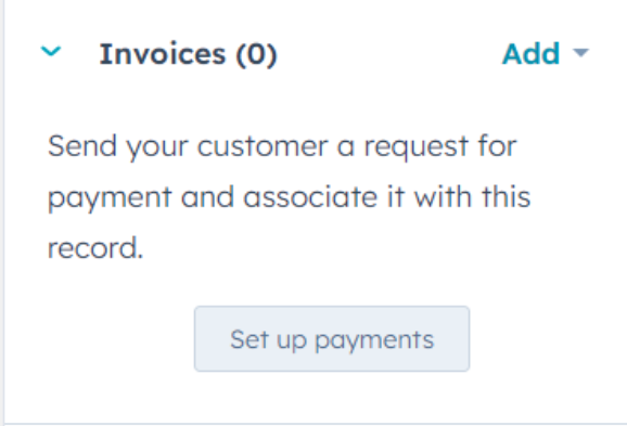 Add existing invoice
