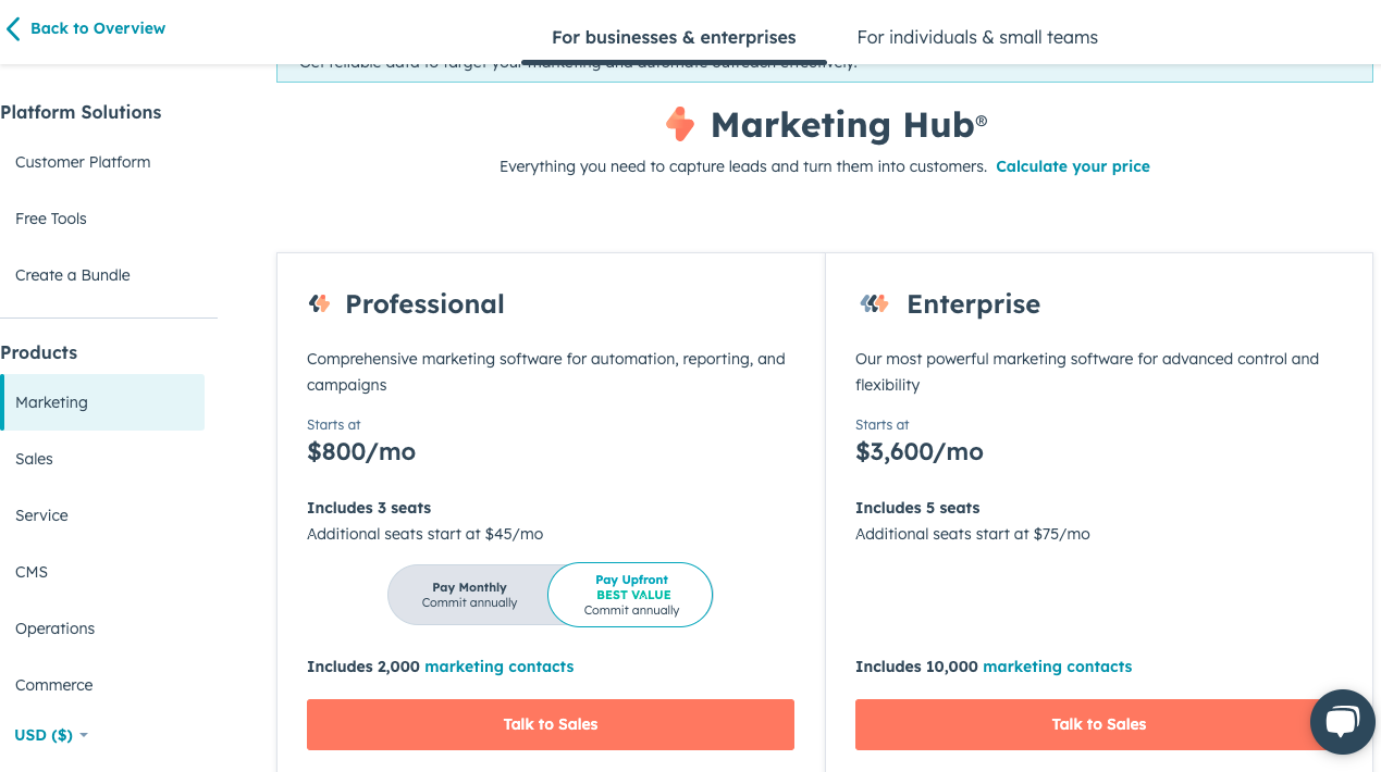 Choosing the Right HubSpot Version for Your Business