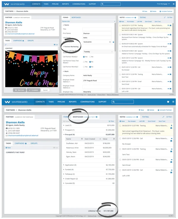 Whiteboard CRM