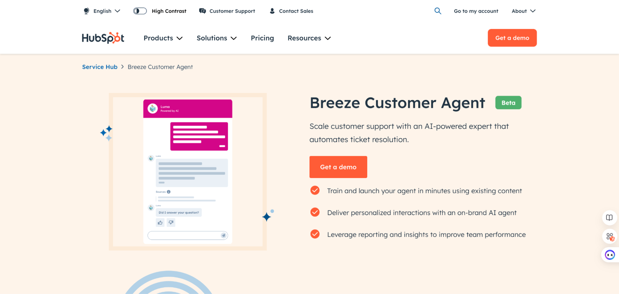 Breeze Customer Agent