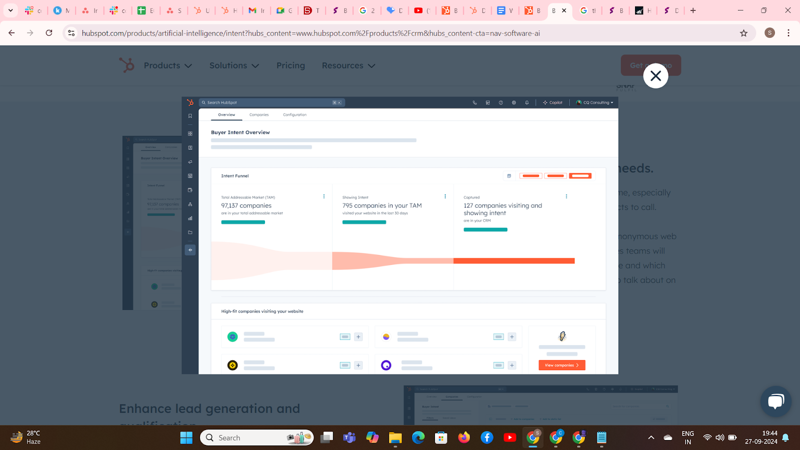 High-Intent Account Identification