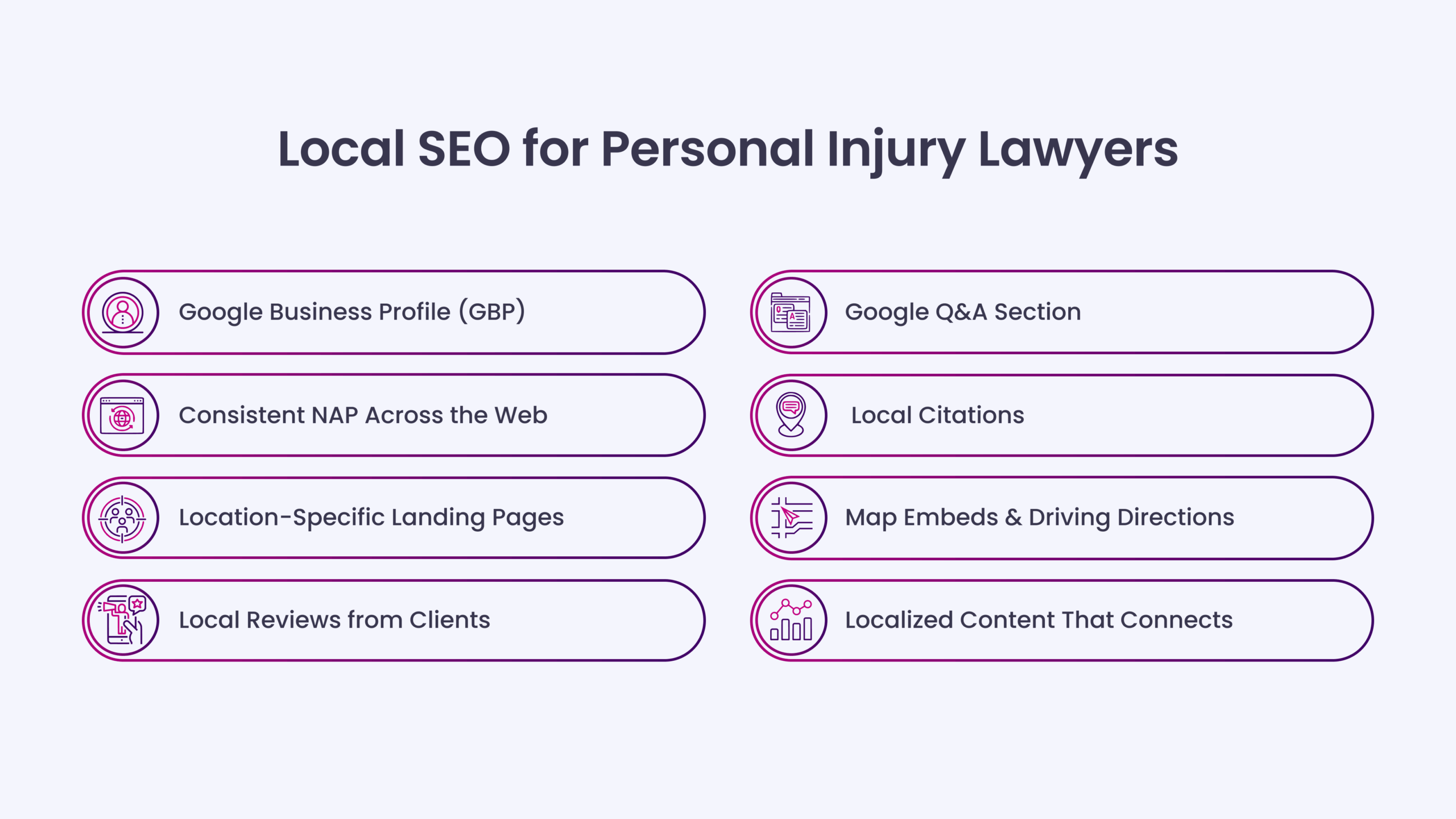 Local SEO for Personal Injury Lawyers