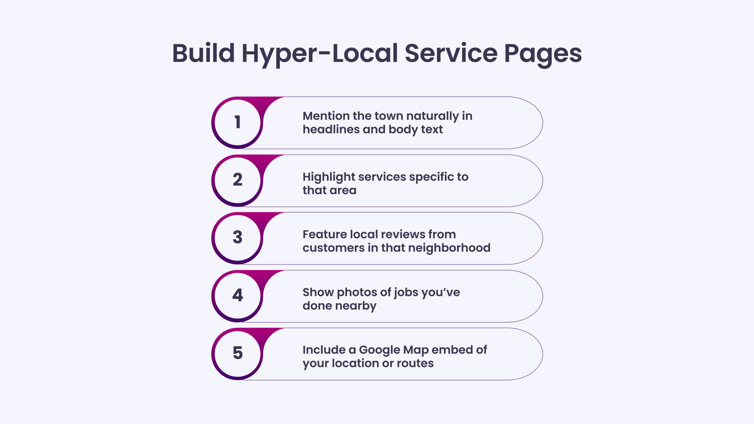 Build Hyper-Local Service Pages