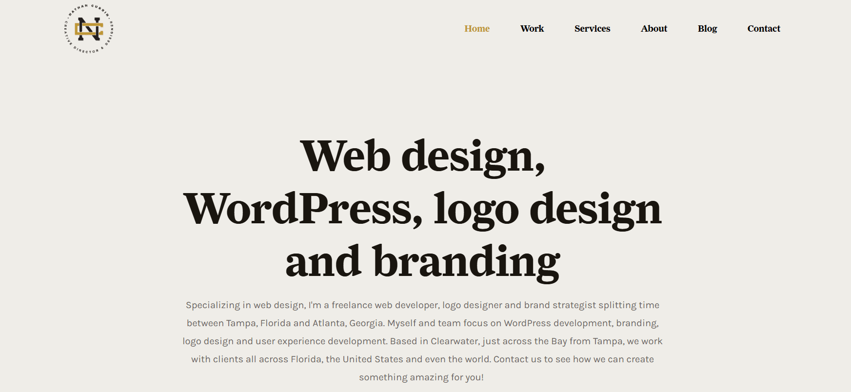 Nathan Currin Web Development