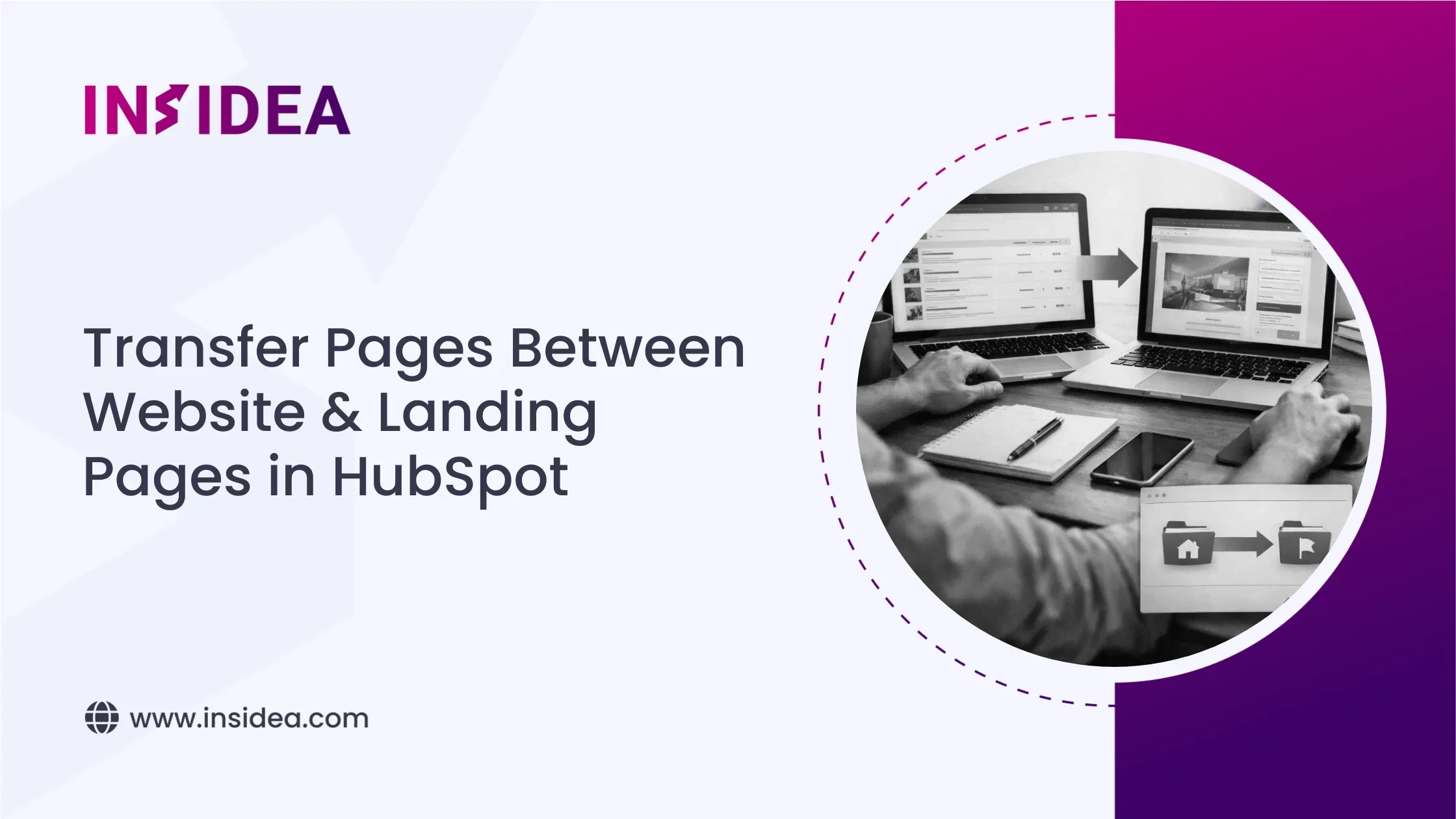Transfer Pages Between Website & Landing Pages in HubSpot